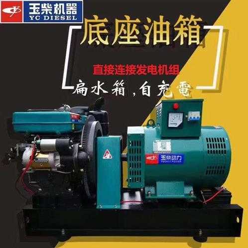 玉柴單缸發(fā)電機組直連